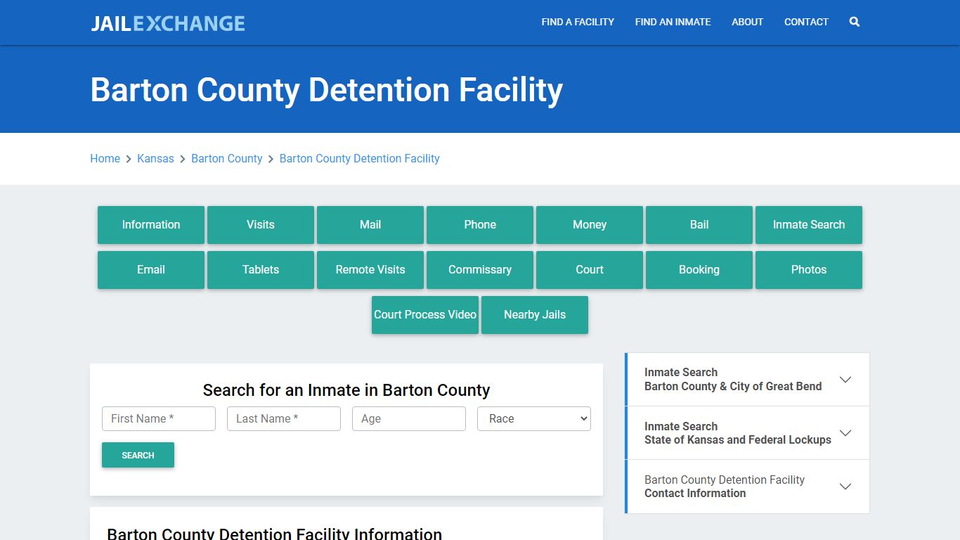 Barton County Detention Facility - Jail Exchange